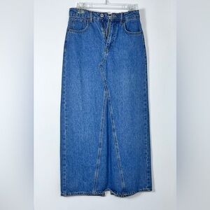 MNG Classic Long Blue Denim Women’s Skirt